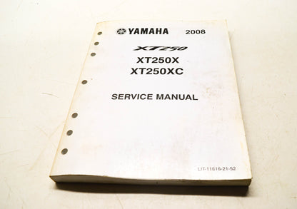 OEM Yamaha LIT-11616-21-52 XT250X/XC Service Manual