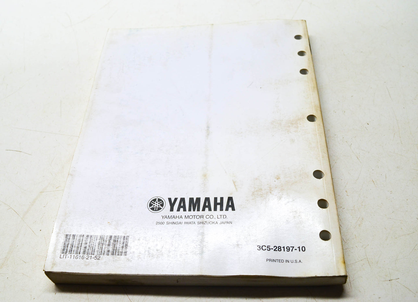 OEM Yamaha LIT-11616-21-52 XT250X/XC Service Manual