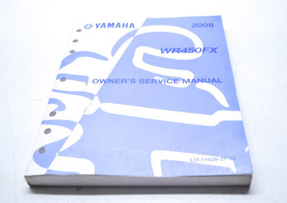 OEM Yamaha LIT-11626-21-57 Owner's Service Manual 08 WR450FX NOS