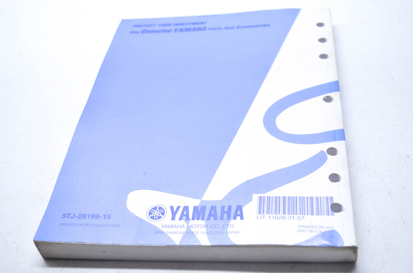 OEM Yamaha LIT-11626-21-57 Owner's Service Manual 08 WR450FX NOS