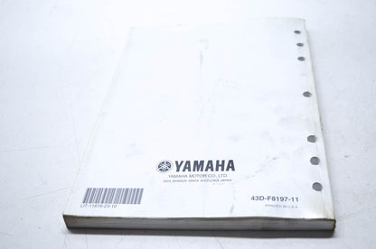 OEM Yamaha LIT-11616-23-10 YFM90RZ RAPTOR 90 Service Manual