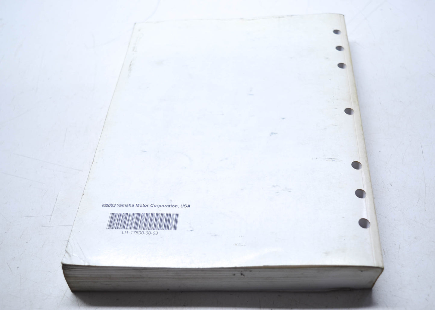 OEM Yamaha LIT-17500-00-03 Technical Update 2003 Motorcycle/ATV