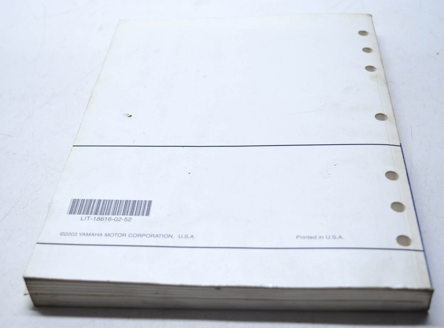 New OEM Yamaha 2004 SR230 Service Manual NOS
