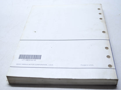 New OEM Yamaha 2004 SR230 Service Manual NOS
