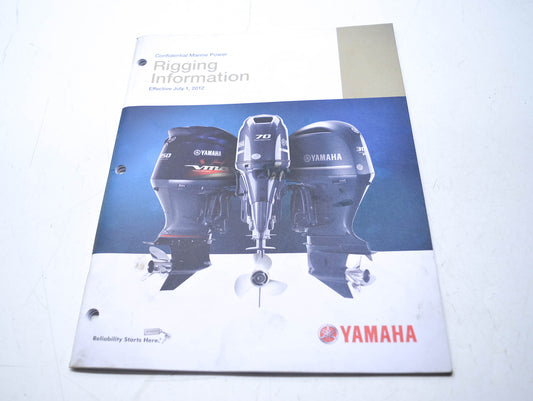 OEM Yamaha Rigging Information Manual NOS