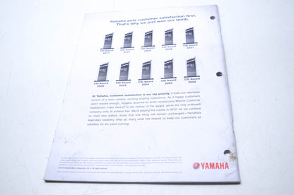 OEM Yamaha Rigging Information Manual NOS
