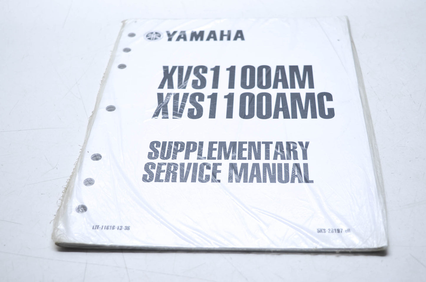 OEM Yamaha LIT-11616-13-36 XVS1100AM(C)-S(C) Service Manual Supplement NOS