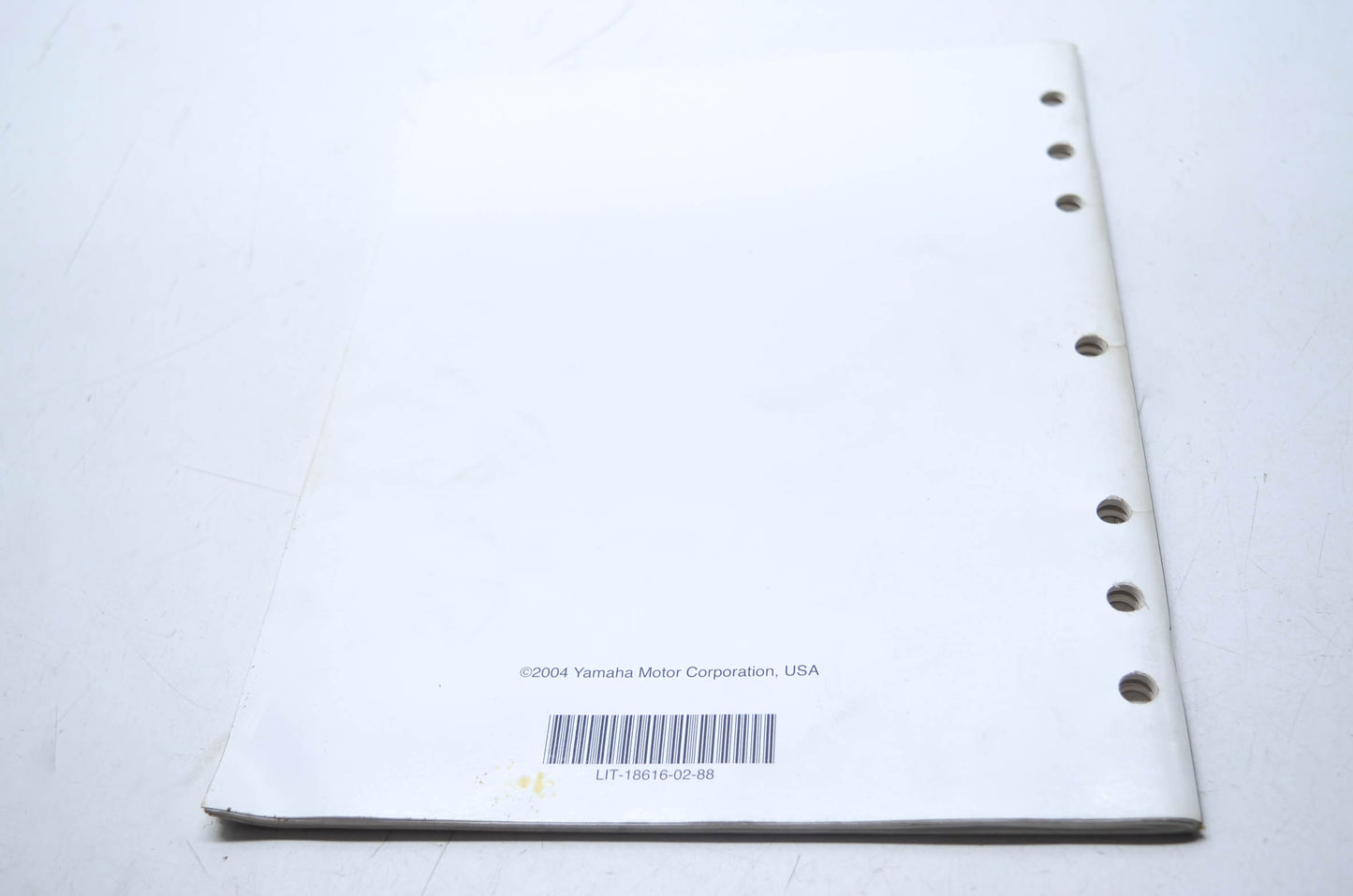 OEM Yamaha LIT-18616-02-88 Service Manual Supplement SR230/AR230/SX230