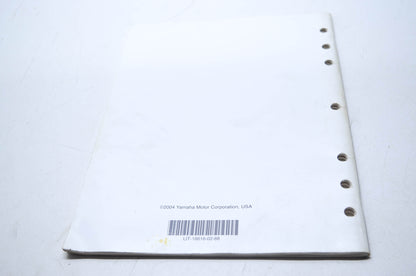 OEM Yamaha LIT-18616-02-88 Service Manual Supplement SR230/AR230/SX230