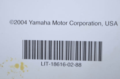 OEM Yamaha LIT-18616-02-88 Service Manual Supplement SR230/AR230/SX230