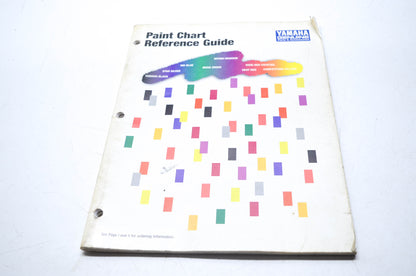 OEM Yamaha LIT-10030-PC-99 Paint Chart Reference Guide