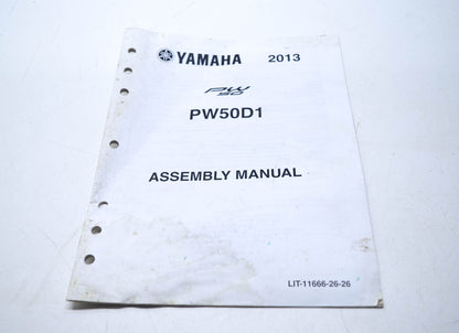 OEM Yamaha LIT-11666-26-26 PW50D1 Assembly Manual