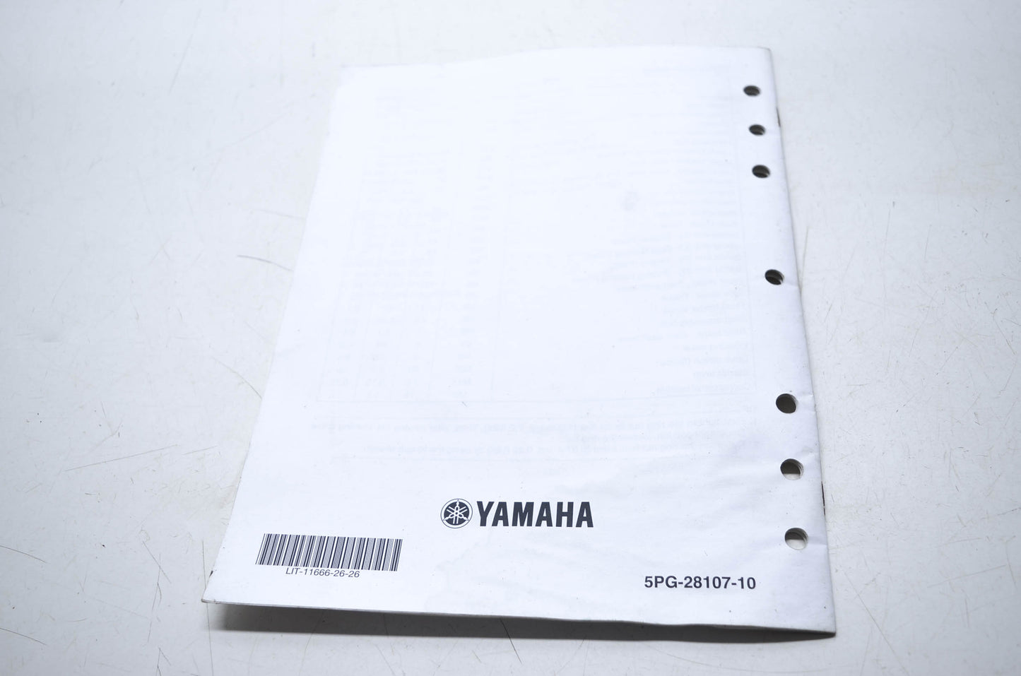 OEM Yamaha LIT-11666-26-26 PW50D1 Assembly Manual