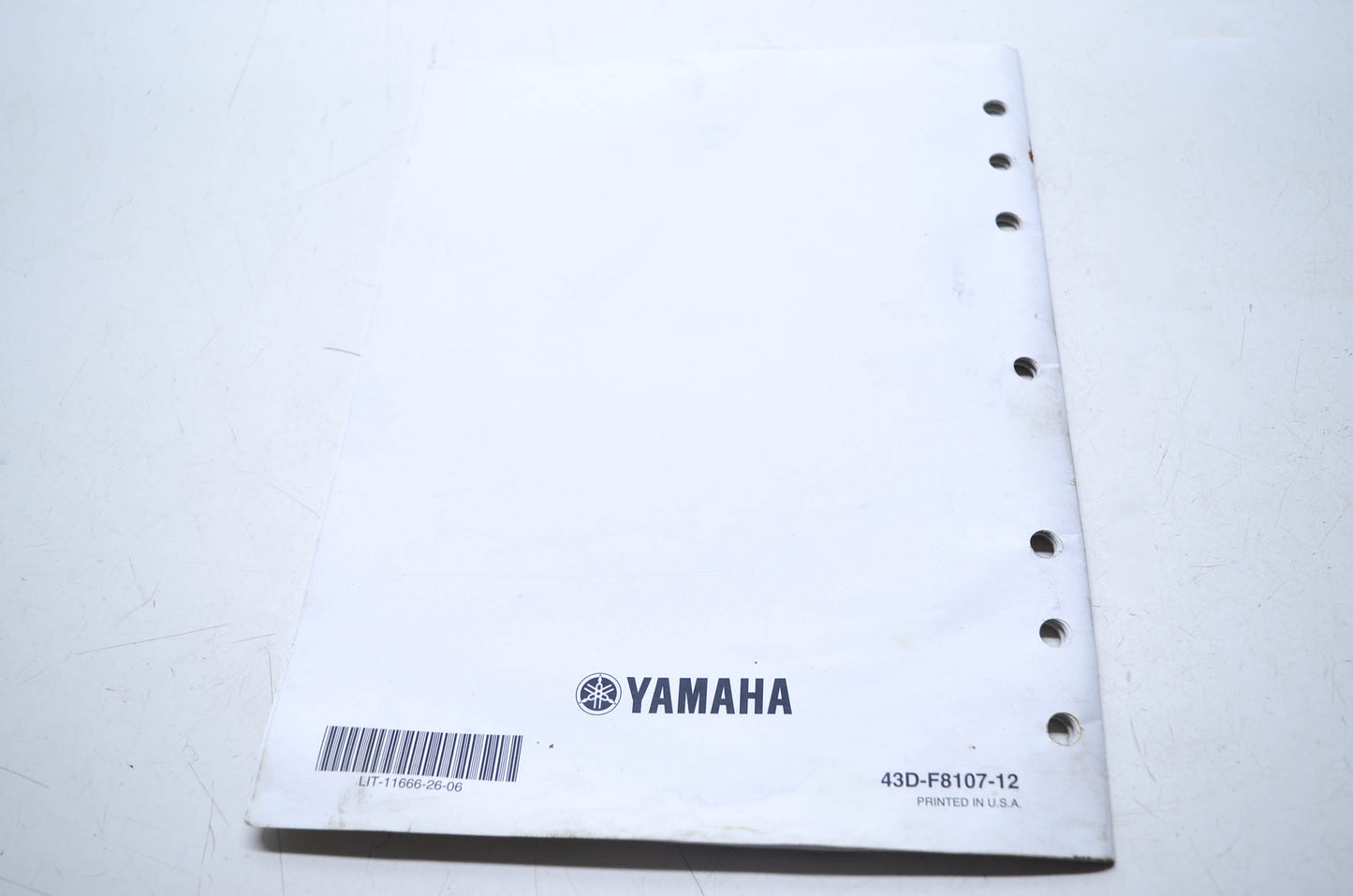 OEM Yamaha LIT-11666-26-06 YFM90RD Assembly Manual