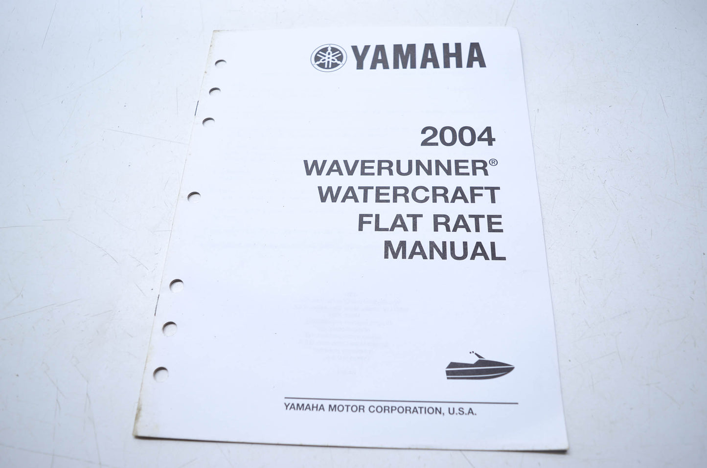 OEM Yamaha LIT-18750-10-04 Service Manual 2004 Waverunner/WC F