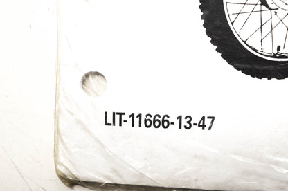 OEM Yamaha LIT-11666-13-47 TTR125 M-S(C) Assembly Manual NOS