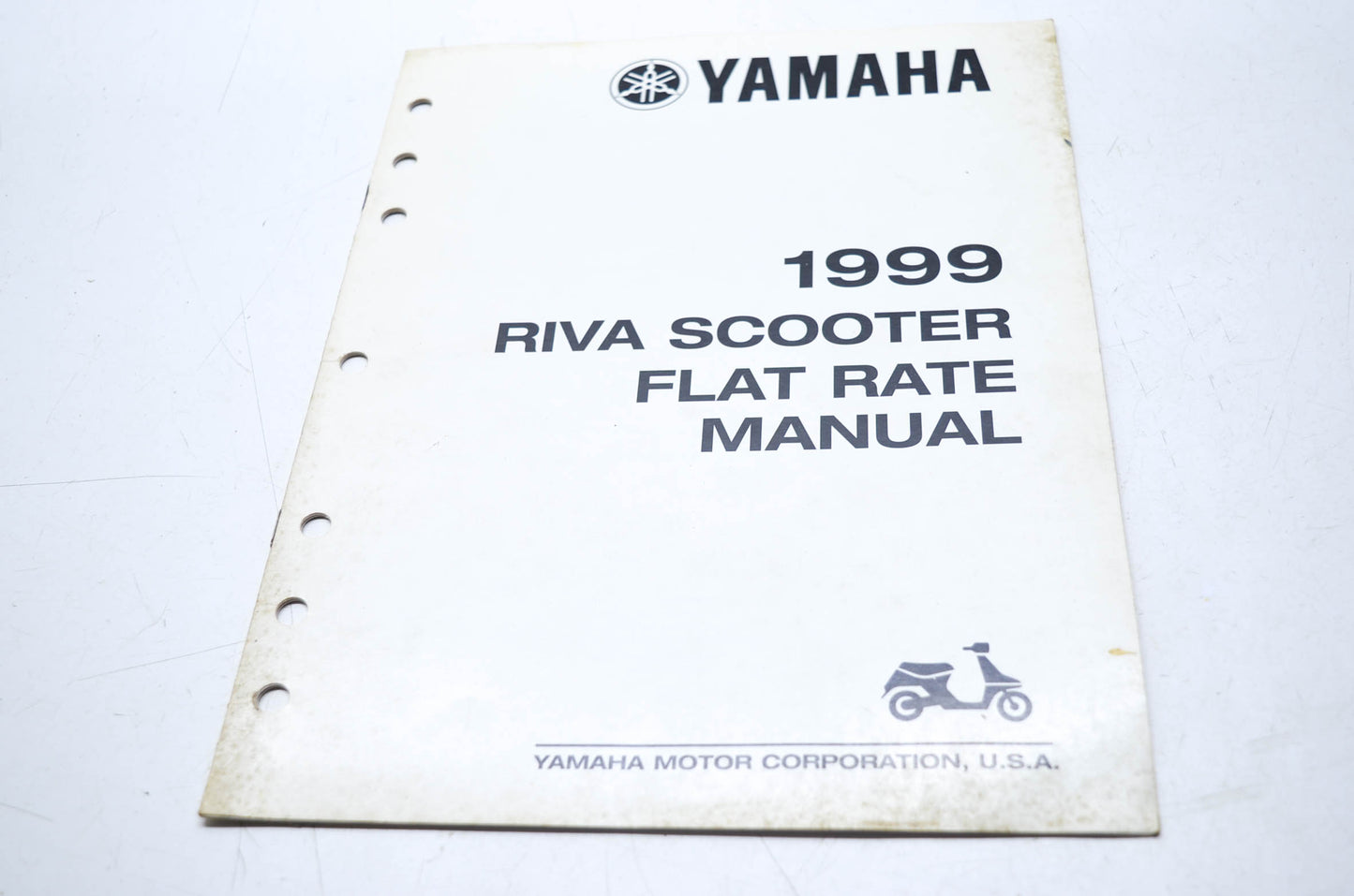OEM Yamaha LIT-16750-00-99 1999 Riva Scooter Flat Rate Manual