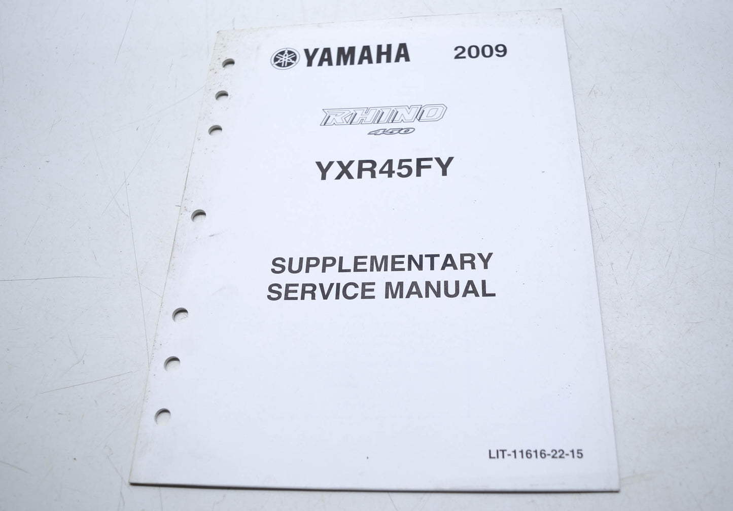 OEM Yamaha LIT-11616-22-15 YXR45FY Service Manual Supplement