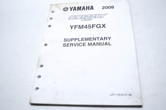 OEM Yamaha LIT-11616-21-46 Service Manual 08 GRIZZLY 450 YFM45