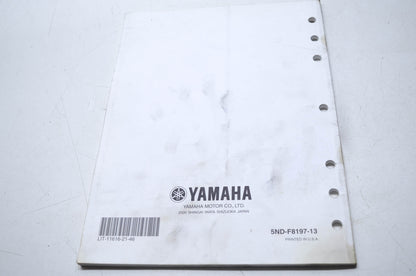 OEM Yamaha LIT-11616-21-46 Service Manual 08 GRIZZLY 450 YFM45