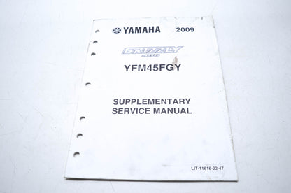 OEM Yamaha LIT-11616-22-47 YFM45FGY Service Manual Supplement