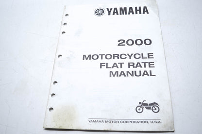 OEM Yamaha LIT-11750-00-2K 2000 Motorcycle Flat Rate Manual