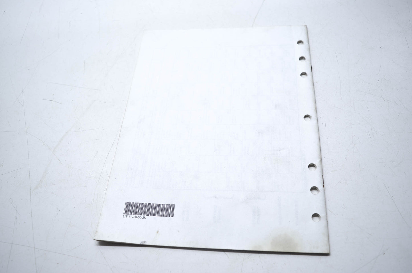 OEM Yamaha LIT-11750-00-2K 2000 Motorcycle Flat Rate Manual