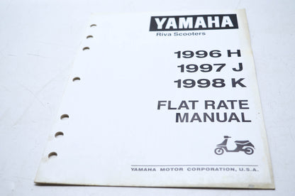 OEM Yamaha LIT-16750-00-98 Riva Scooters 1996 H 1997 J 1998 K Flat Rate Manual