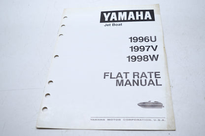 OEM Yamaha LIT-18750-20-98 JET BOAT 96-98 FLAT Manual