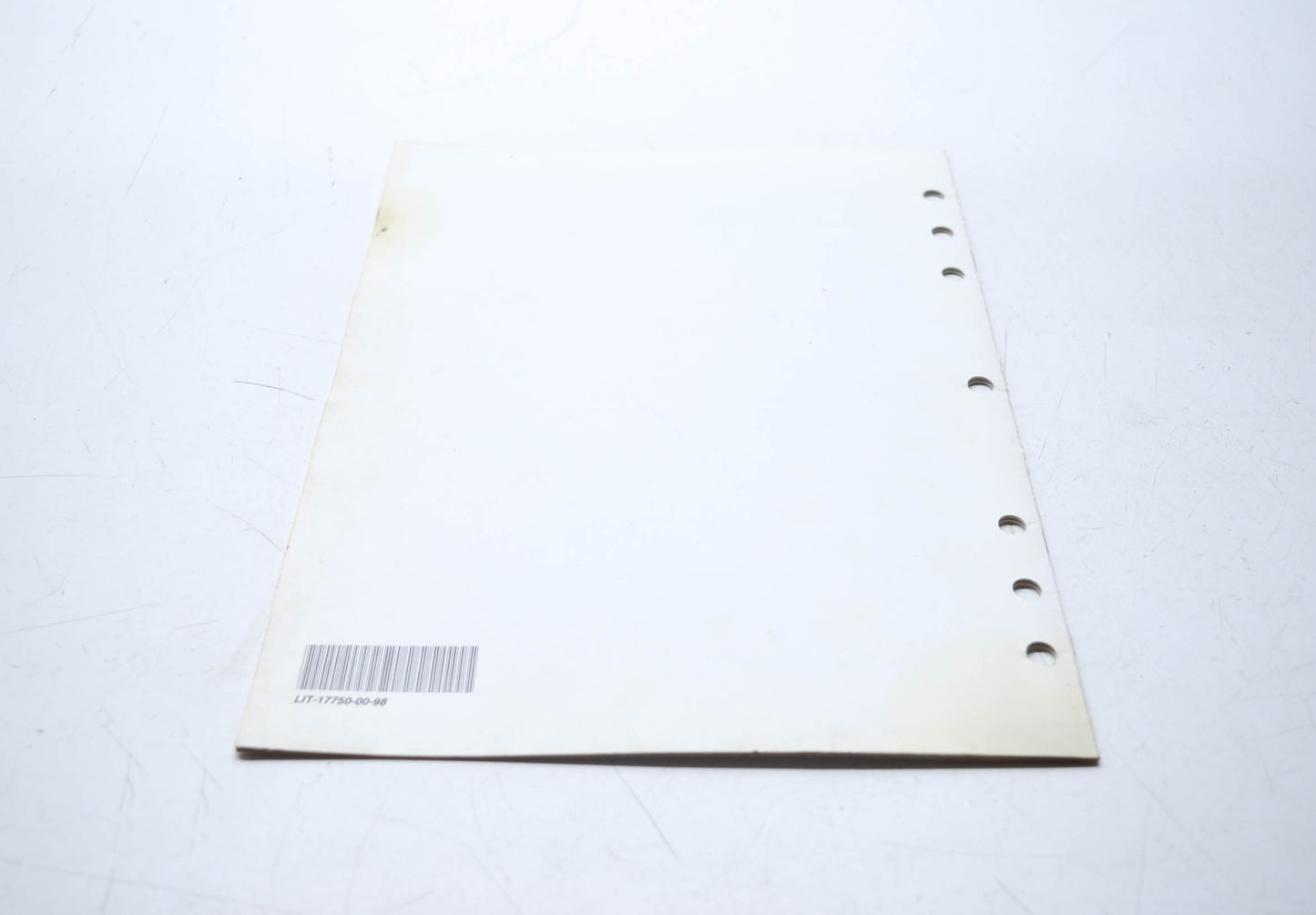OEM Yamaha LIT-17750-00-98 ATVs 1996 H 1997 J 1998 K Flat Rate Manual