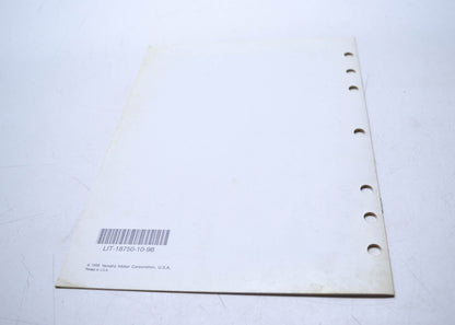 OEM Yamaha LIT-18750-10-98 PWC Water Vehicles 1996 U 1997 V 1998 W Flat Rate Man