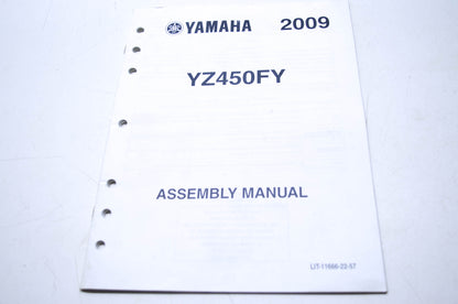 OEM Yamaha LIT-11666-22-57 Assembly Manual YZ450FY