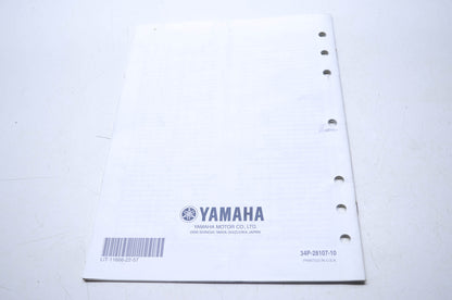 OEM Yamaha LIT-11666-22-57 Assembly Manual YZ450FY