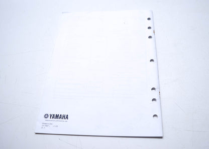 OEM Yamaha LIT-18666-00-39 FX/CRUISER SHO Assembly Manual