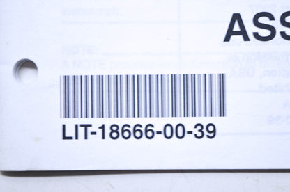 OEM Yamaha LIT-18666-00-39 FX/CRUISER SHO Assembly Manual