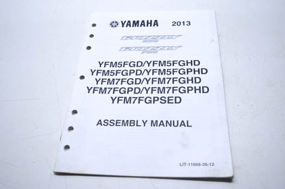 OEM Yamaha LIT-11666-26-12 YFM5&7FGD/HD/PD/PHD/ Assembly Manual