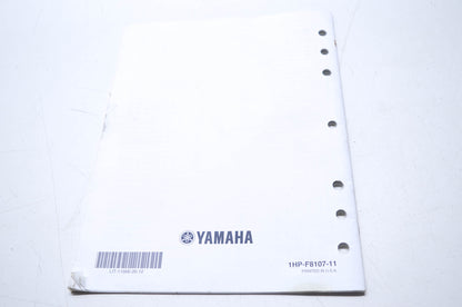 OEM Yamaha LIT-11666-26-12 YFM5&7FGD/HD/PD/PHD/ Assembly Manual