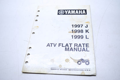 OEM Yamaha LIT-17750-00-99 1997 J 1998 K 1999 L ATV Flat Rate Manual