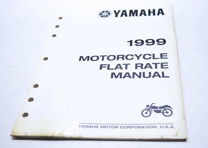 OEM Yamaha LIT-11750-00-99 1999 Motorcycle Flat Rate Manual