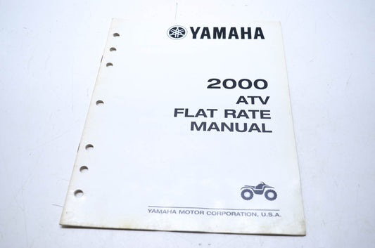 OEM Yamaha LIT-17750-00-2K 2000 ATV Flat Rate Manual