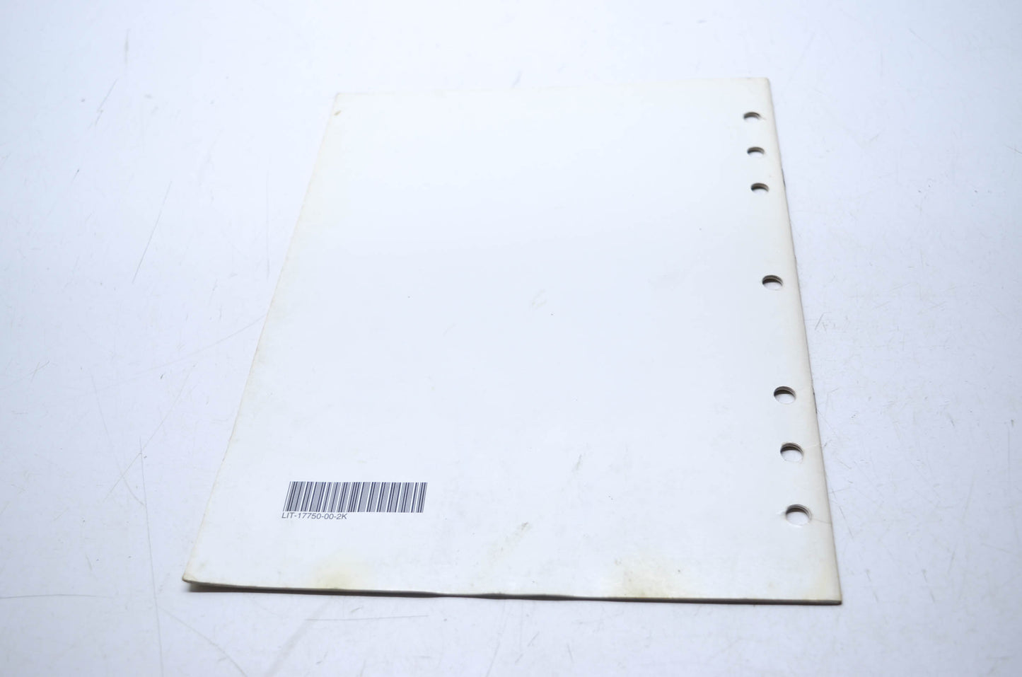OEM Yamaha LIT-17750-00-2K 2000 ATV Flat Rate Manual