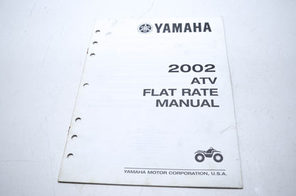OEM Yamaha LIT-17750-00-02 Flat Rate Manual 2002A ATV