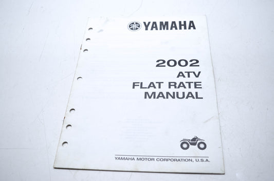 OEM Yamaha LIT-17750-00-02 Flat Rate Manual 2002A ATV
