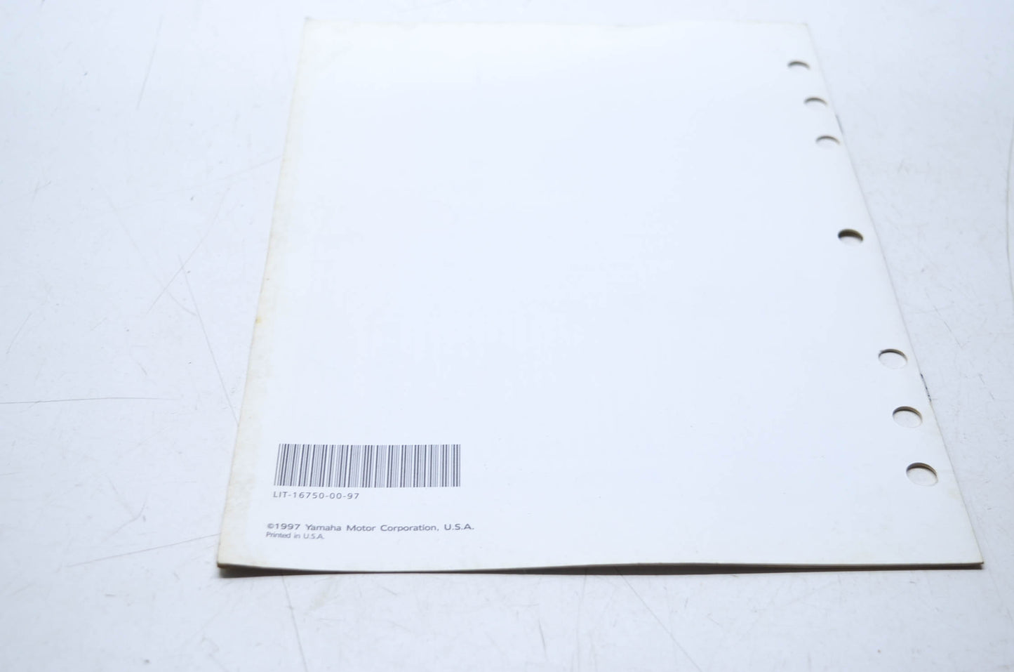 OEM Yamaha LIT-16750-00-97 Riva Scooters 1995 G 1996 H 1997 J Flat Rate Manual