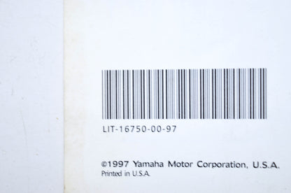 OEM Yamaha LIT-16750-00-97 Riva Scooters 1995 G 1996 H 1997 J Flat Rate Manual