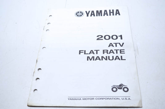 OEM Yamaha LIT-17750-00-01 Flat Rate Manual 2001 ATV