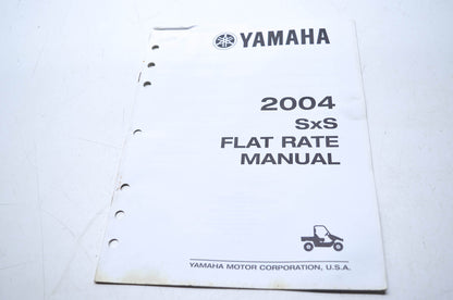 OEM Yamaha LIT-17750-SS-04 Flat Rate Manual 2004 SXS