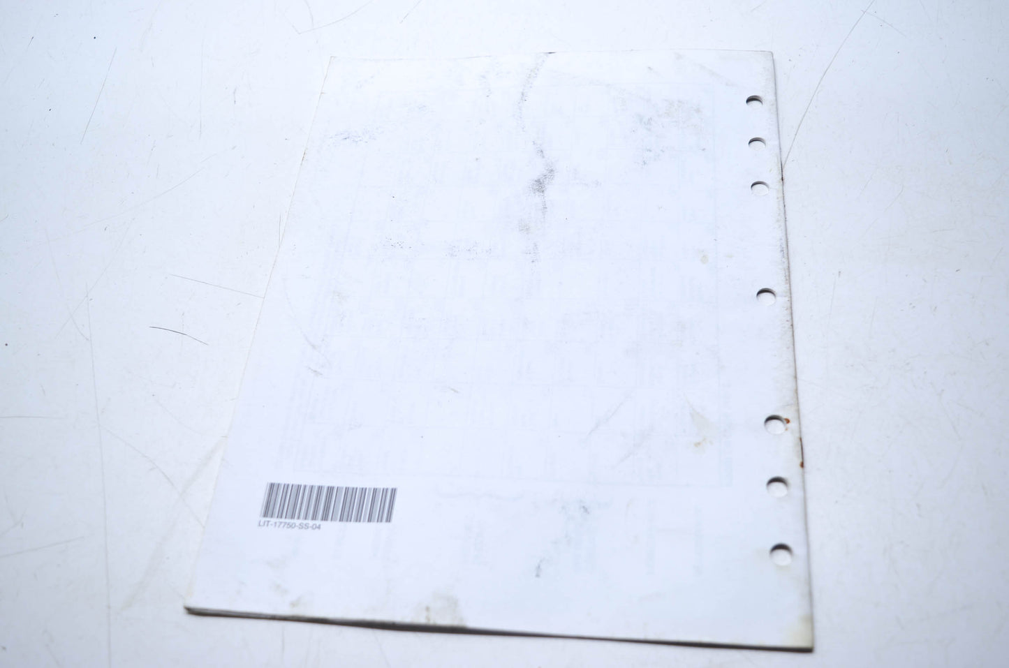 OEM Yamaha LIT-17750-SS-04 Flat Rate Manual 2004 SXS
