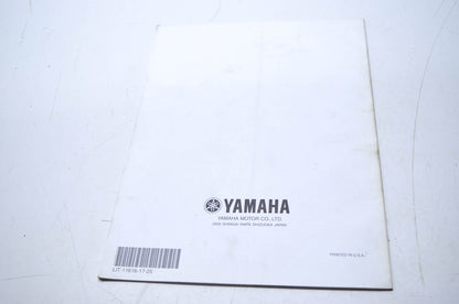 OEM Yamaha LIT-11616-17-25 YFM450FAS Service Manual Supplement
