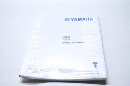 OEM Yamaha LIT-18626-06-01 F25D T25D Owner's Manual NOS